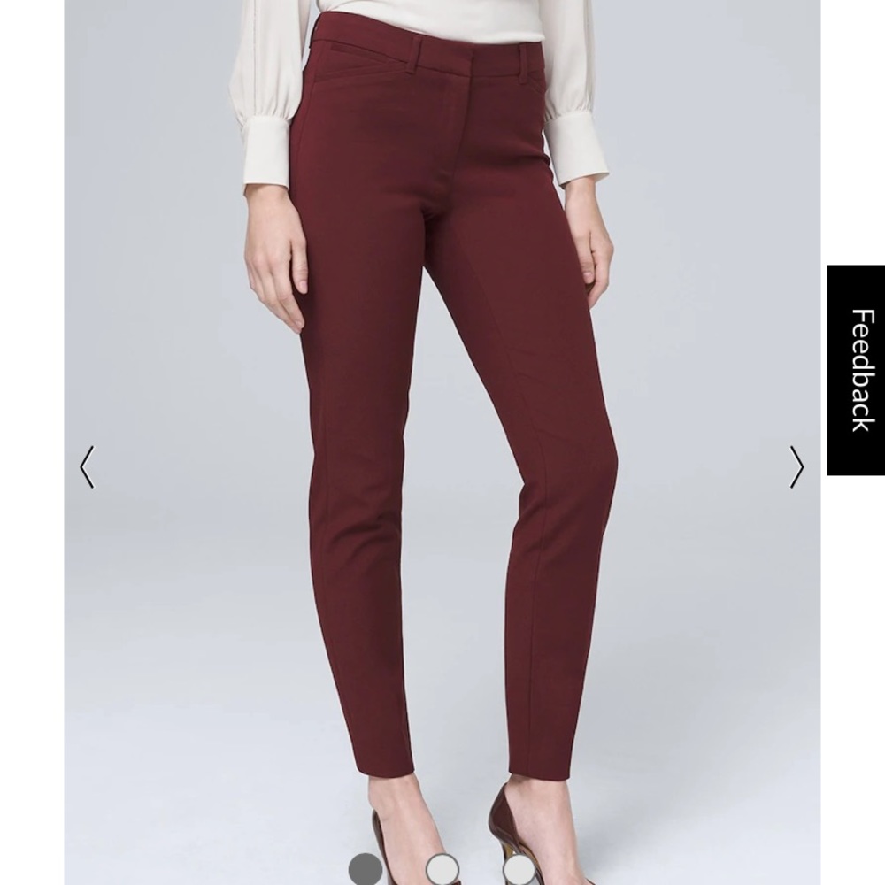 WHBM Comfort Stretch Slim Ankle Pants